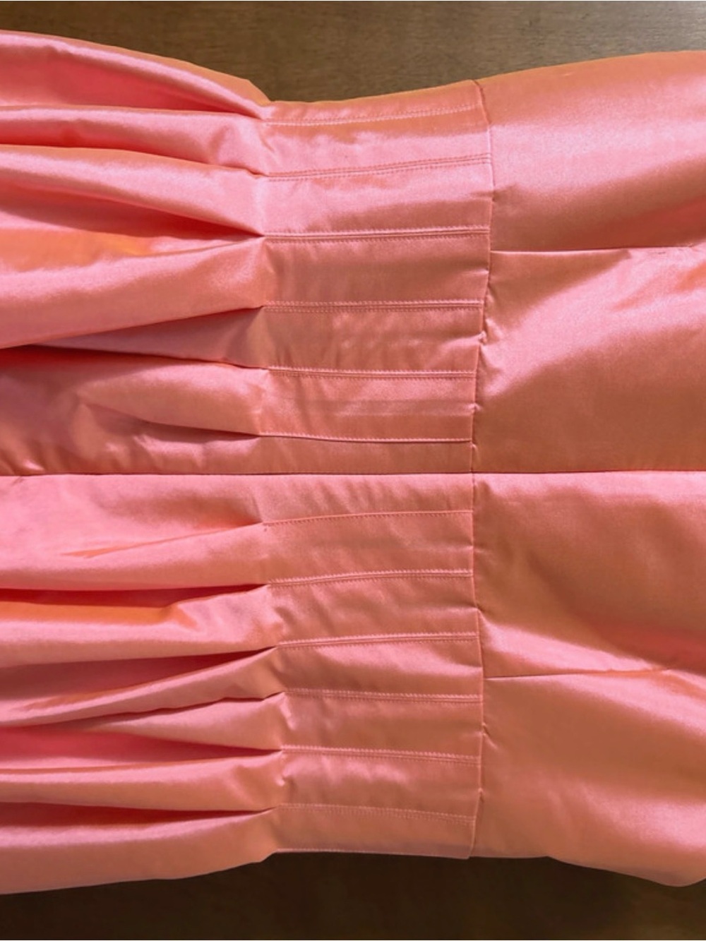 Eliza J Coral Pink Sleeveless Midi Dress with Pleated Waist - Picture 8 of 9